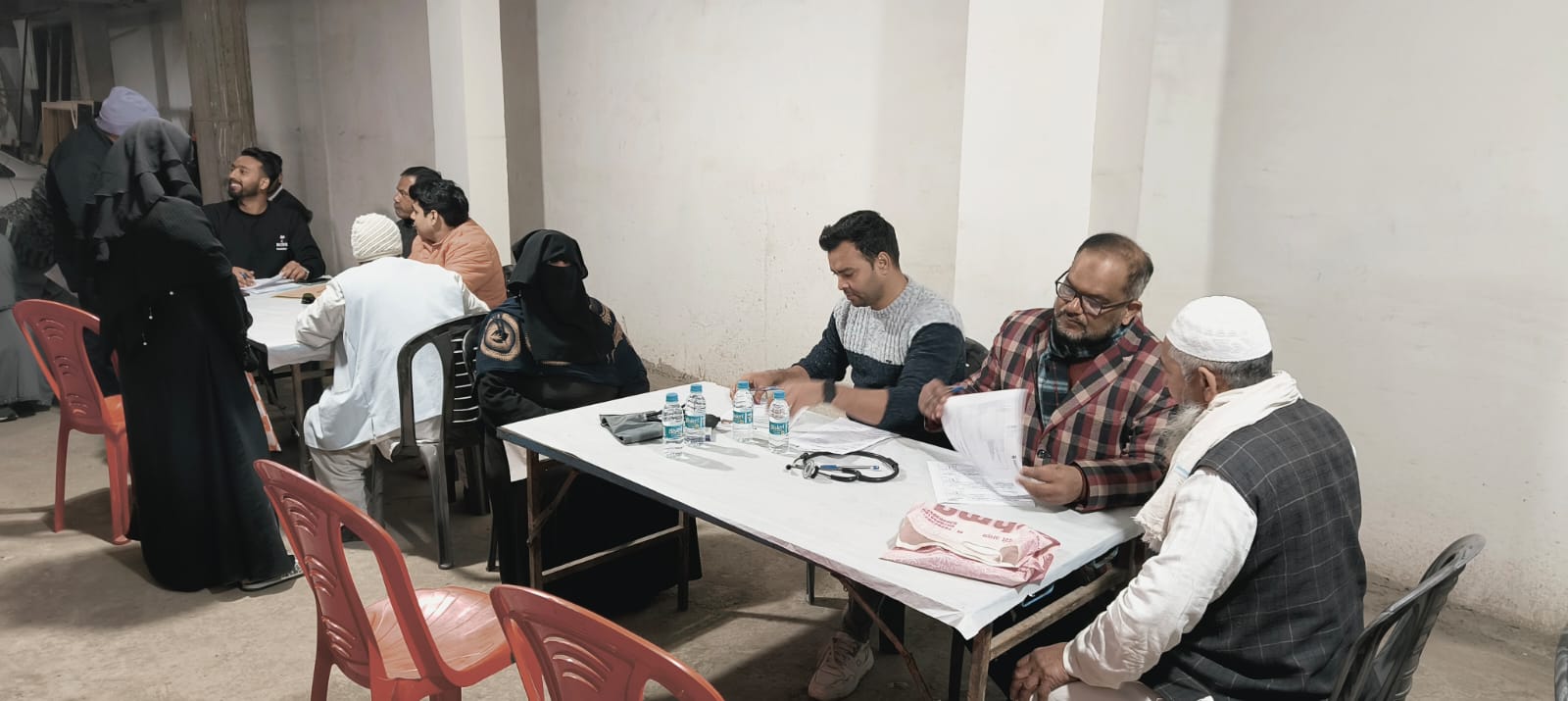 Medicine distribution camp